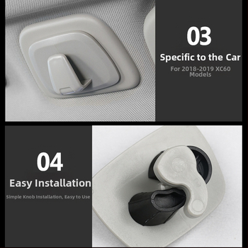 Volvo XC60 κρεμάστρα οροφής αυτοκινήτου για εσωτερικό – στυλ καρτούν, μάρκα XIANG-HUI