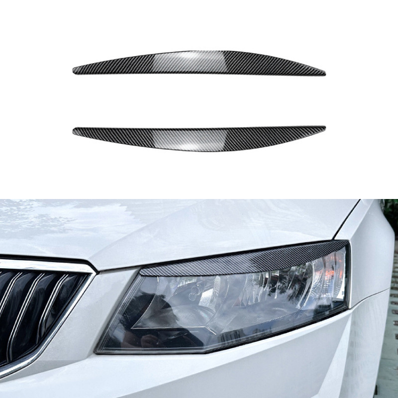 Dekorativna naljepnica za obrve svjetala Skoda Octavia MK3 (15-17) - ABS materijal, Botu