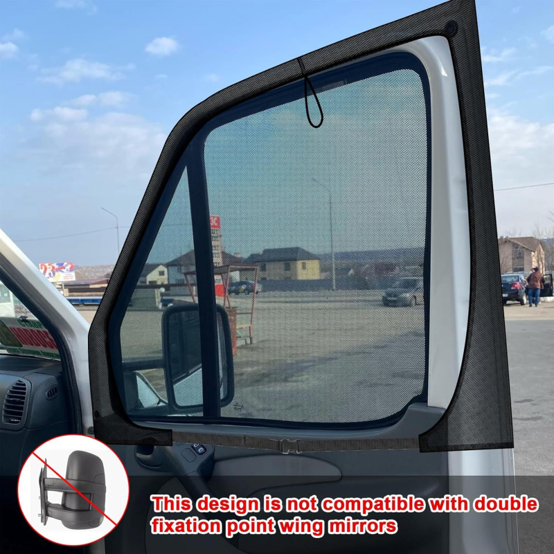 Van-tip mrežasta vrata protiv komaraca s fluorescencijskom naljepnicom, magnetsko automatsko zatvaranje, univerzalnog tipa (Materijal: poliester; Širina: 84.84)