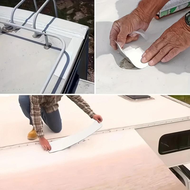 RV jumta blīvēšanas lente - UV izturīga, ūdensizturīga, saderīga ar 1 transportlīdzekļa modeli