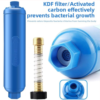 RV воден филтър картридж с връзка към градински маркуч – ABS пластмасова глава, напояване чрез гравитация