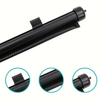 Proširiva auto-sjena s rolo tipom, PVC, poluprozirna, universalna kompatibilnost, prilagodljiva obrada