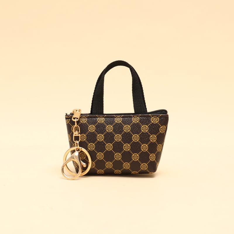 Atslēgu piekariņš – mini monētu maciņš ar radošu šūšanu, ausu austiņu maciņš, ģeometrisks raksts, PU materiāls (Zīmols: Qiaomaiyi; Materiāls: PU; Raksts: Geometrisks; Funkcija: Var glabāt)