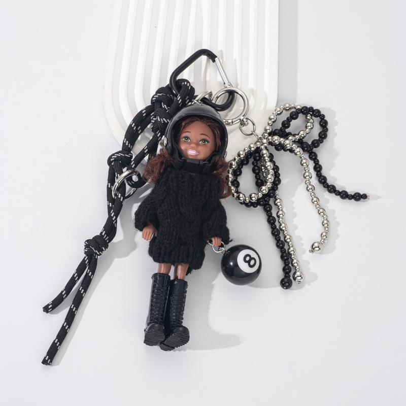 Atslēgu piekariņš – Korejas stilā leļļu ķivere no cinka sakausējuma, preces Nr. L541, personīgais stils