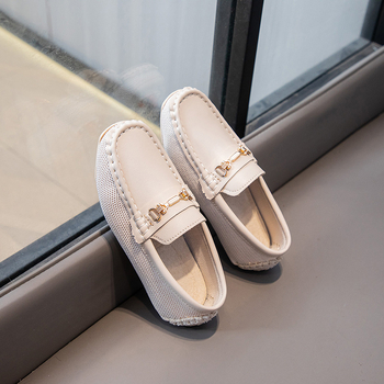 Παιδικά loafers από πλεκτό δίχτυ – αναπνέουσα επάνω, ελαφριά, χαμηλός αστράγαλος, υφασμάτινο πέλμα, συνθετική σόλα