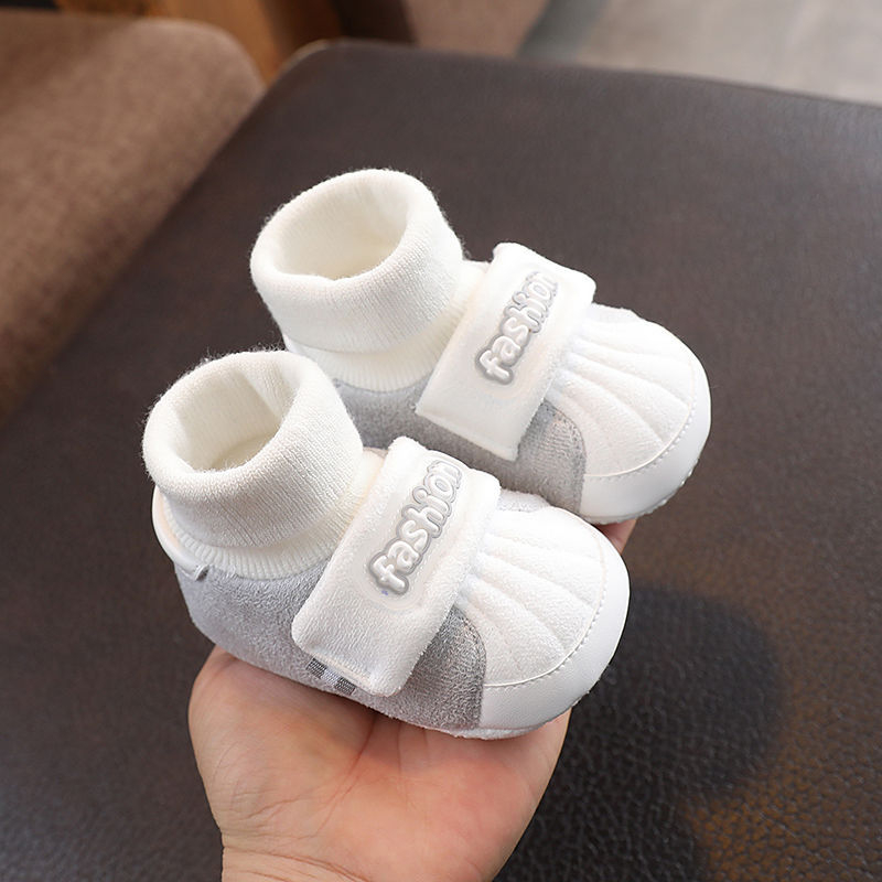 Dječje čarapaste tenisice – gornji dio od pamuka, potplat od pamuka, casual za predhodno hodanje, 6–12 mjeseci