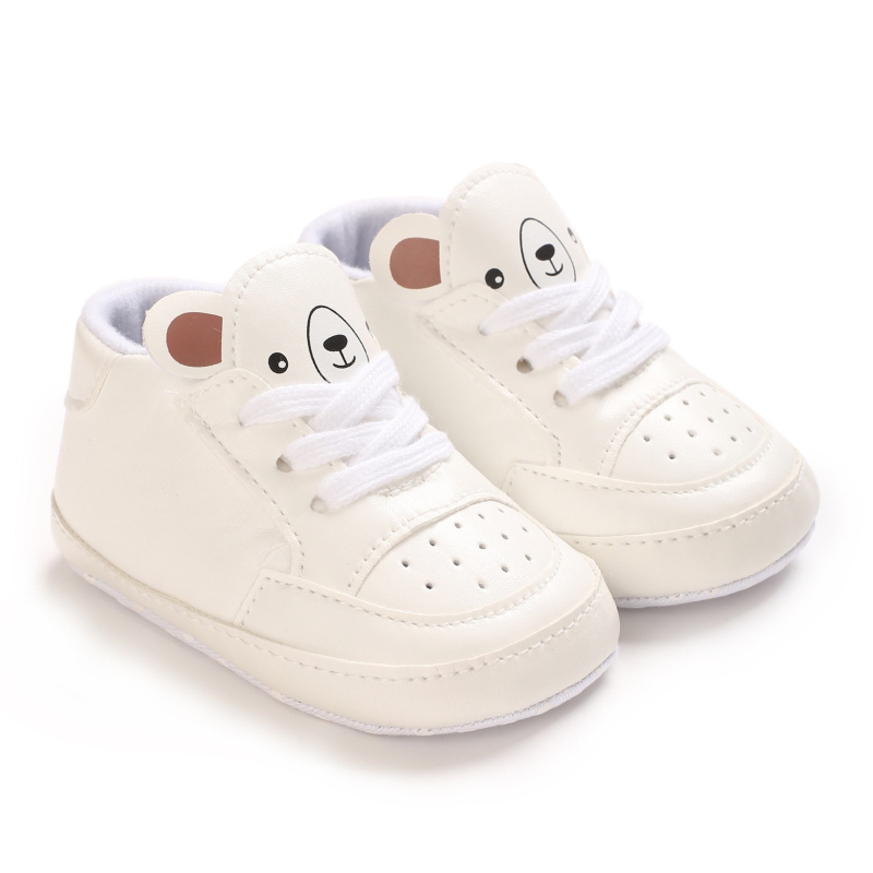 Dječje cipele za učenje hodanja 6–12 mjeseci, antisklizijska mekana potplata, gornji dio od umjetne kože, ulošak i podstava od ovčje kože, prednje vezanje, korejski stil, unisex, za zimu/proljeće i jesen