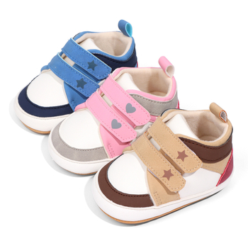 Unisex Παπούτσια για νήπια — PU Άνω μέρος, Κλείσιμο Velcro, Διαπνέοντα, Αντιολίσθηση, Άνοιξη-Φθινοπωρο