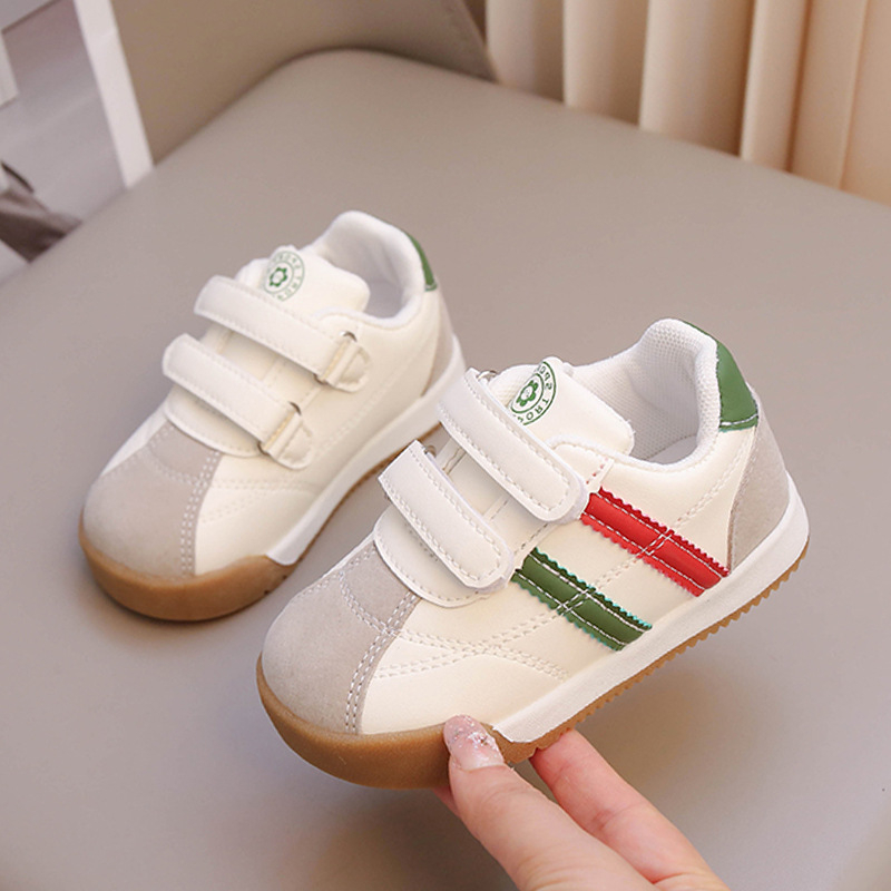 Forrest Gump kurpes maziem un bērniem 1–3 un 4–6 gadiem | Augšdaļa no mākslīgās ādas, Velcro aizdare, gumijas zole, elpojošas, vieglas, pretslīdēšanas