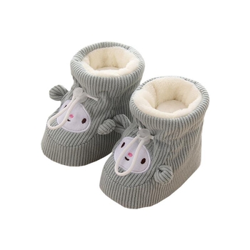 Dječje cipele s mekim potplatom od pamuka, gornji dio od kože goveda, srednja visina potkoljenice, uzorak crtani lik, zatvaranje prednjim vezivanjem