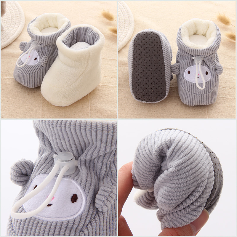 Dječje cipele s mekim potplatom od pamuka, gornji dio od kože goveda, srednja visina potkoljenice, uzorak crtani lik, zatvaranje prednjim vezivanjem