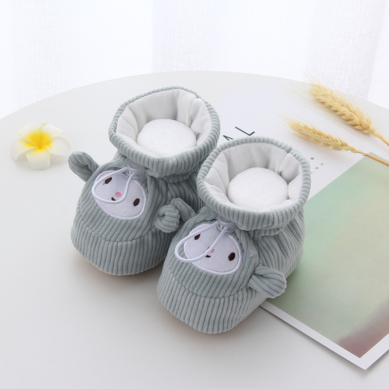 Dječje cipele s mekim potplatom od pamuka, gornji dio od kože goveda, srednja visina potkoljenice, uzorak crtani lik, zatvaranje prednjim vezivanjem