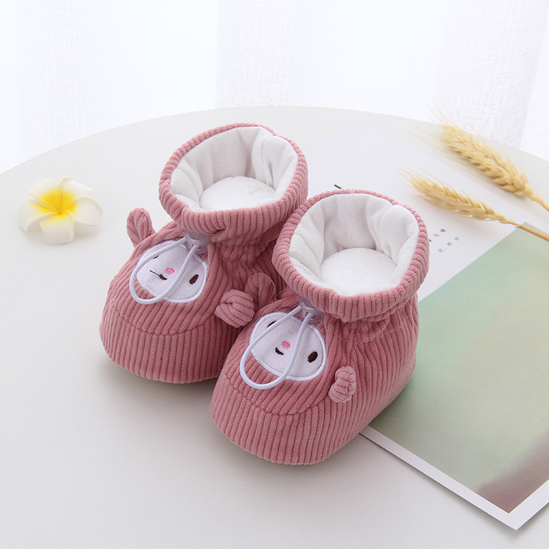 Dječje cipele s mekim potplatom od pamuka, gornji dio od kože goveda, srednja visina potkoljenice, uzorak crtani lik, zatvaranje prednjim vezivanjem