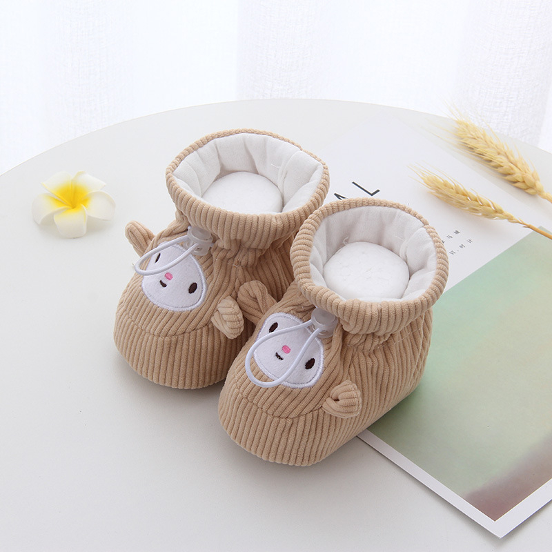 Dječje cipele s mekim potplatom od pamuka, gornji dio od kože goveda, srednja visina potkoljenice, uzorak crtani lik, zatvaranje prednjim vezivanjem