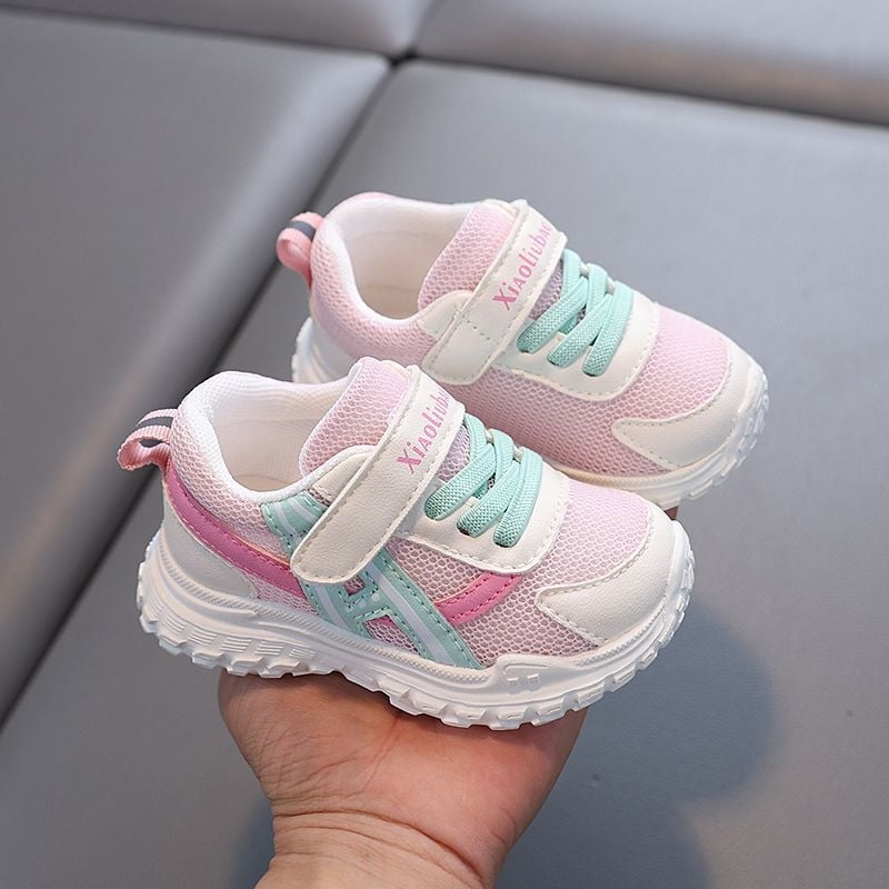 Παιδικά αθλητικά παπούτσια με άνω μέρος από συνθετικό δέρμα, αναπνεύσιμα, αντιολισθητικά, μαλακή σόλα, για αγόρια