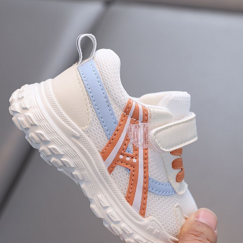 Παιδικά αθλητικά παπούτσια με άνω μέρος από συνθετικό δέρμα, αναπνεύσιμα, αντιολισθητικά, μαλακή σόλα, για αγόρια