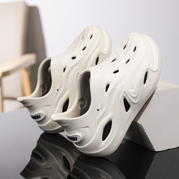 Ανδρικά EVA σανδάλια για καλοκαίρι και εξωτερικούς χώρους — ανοιχτό δάχτυλο, κούμπωμα με αγκράφα, αναπνοή, αντιολισθητικά, EVA πάνω και σόλα