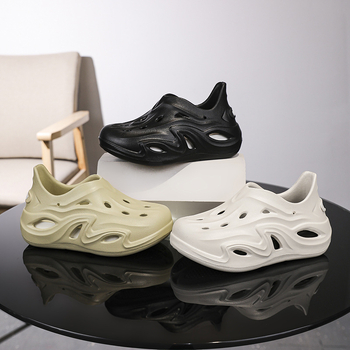 Ανδρικά EVA σανδάλια για καλοκαίρι και εξωτερικούς χώρους — ανοιχτό δάχτυλο, κούμπωμα με αγκράφα, αναπνοή, αντιολισθητικά, EVA πάνω και σόλα