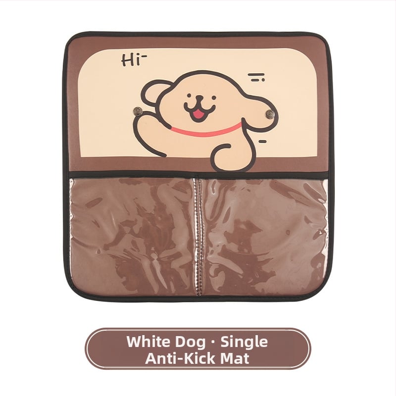 Защитна подложка за задната седалка на автомобил против мръсотия, двуцветен дизайн, PU/Spandex смес, Niuniu Crafts