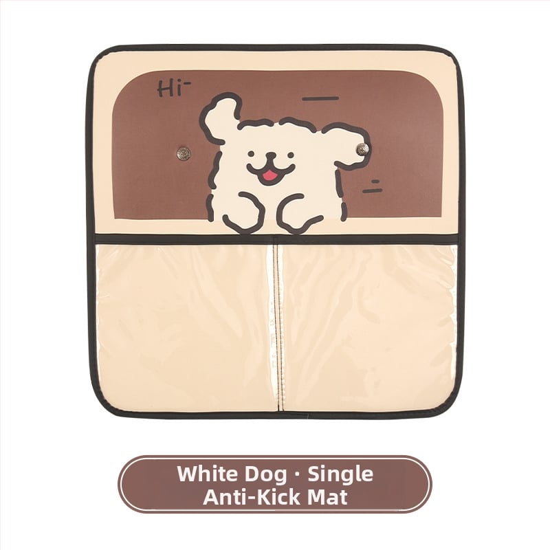 Защитна подложка за задната седалка на автомобил против мръсотия, двуцветен дизайн, PU/Spandex смес, Niuniu Crafts