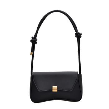 Pilsētas minimālisma stilā pleca soma, PU āda, horizontāla kvadrāta forma, aizvērums ar slēdzi, iekšējā kabata ar rāvējslēdzēju, apdare no sintētiskās ādas, viena plecu siksna, ikdienas lietošanai