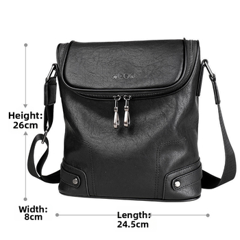 Férfi vállon átívelő táska Set the boundary • Poliészter • Belső: mikroszálas szintetikus bőr • Üzleti utazásokhoz