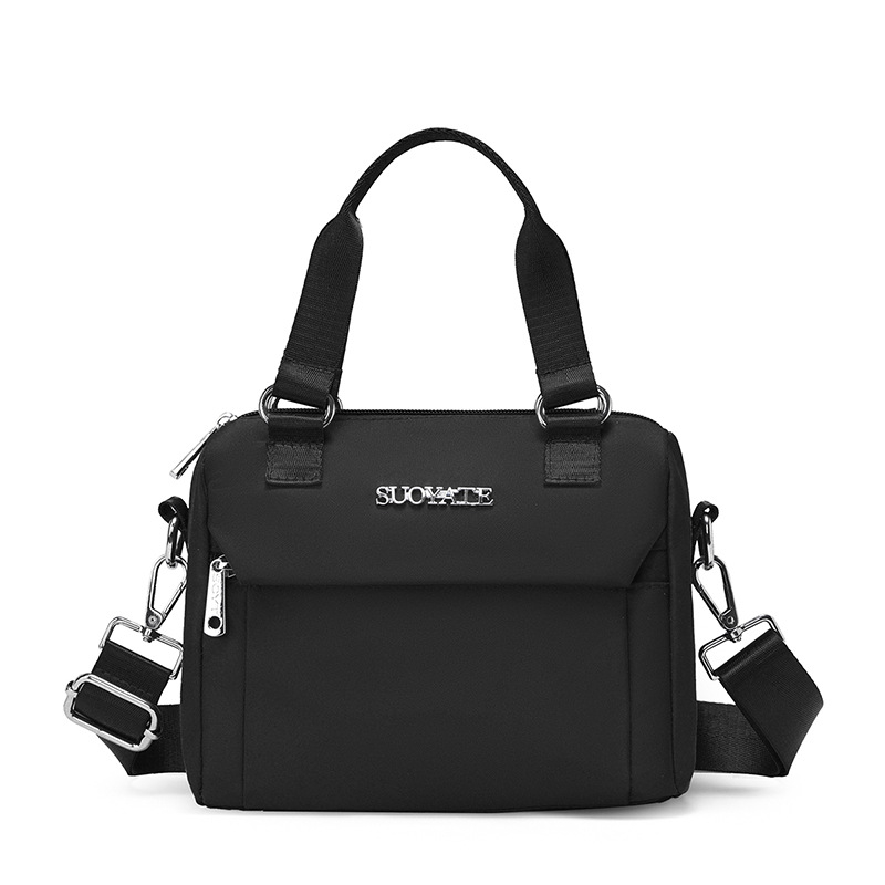 Nailona bucket soma, pilsētas vienkāršā stila soma, rāvējslēdzēja aizdare, poliesteru odere