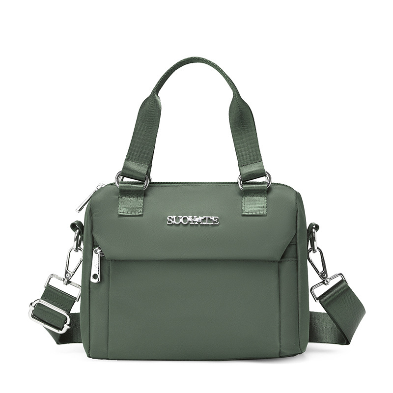 Nailona bucket soma, pilsētas vienkāršā stila soma, rāvējslēdzēja aizdare, poliesteru odere