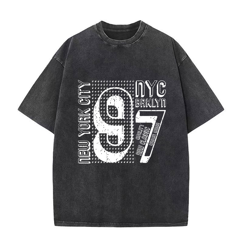 Unisex kokvilnas T-krekls ar apdruku, īsām piedurknēm, apaļa kakla izgriezums, ikdienas stils