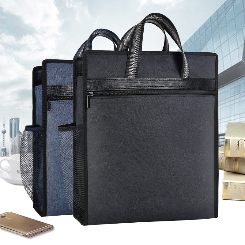 Jianteng Επαγγελματική τσάντα εγγράφων από Oxford ύφασμα, με φερμουάρ, οριζόντιος σχεδιασμός