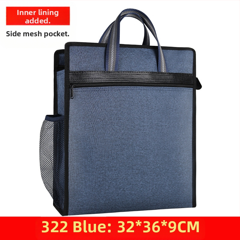 Jianteng Επαγγελματική τσάντα εγγράφων από Oxford ύφασμα, με φερμουάρ, οριζόντιος σχεδιασμός