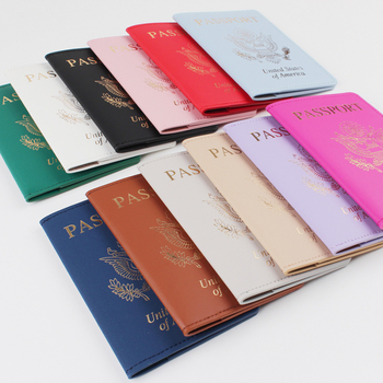 Θήκη διαβατηρίου και ταυτότητας – PU δέρμα, σχέδιο με γράμματα, αδιάβροχη, αντι-κλοπή, επεκτάσιμη