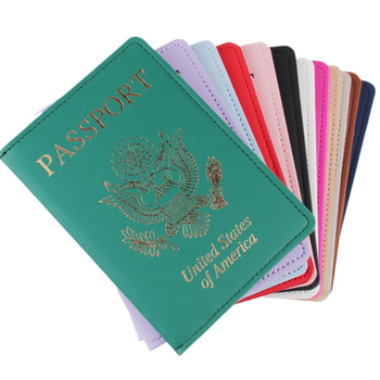 Θήκη διαβατηρίου και ταυτότητας – PU δέρμα, σχέδιο με γράμματα, αδιάβροχη, αντι-κλοπή, επεκτάσιμη