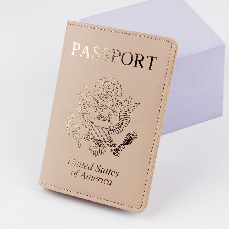 Θήκη διαβατηρίου και ταυτότητας – PU δέρμα, σχέδιο με γράμματα, αδιάβροχη, αντι-κλοπή, επεκτάσιμη