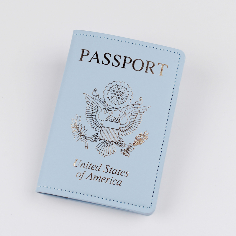 Θήκη διαβατηρίου και ταυτότητας – PU δέρμα, σχέδιο με γράμματα, αδιάβροχη, αντι-κλοπή, επεκτάσιμη