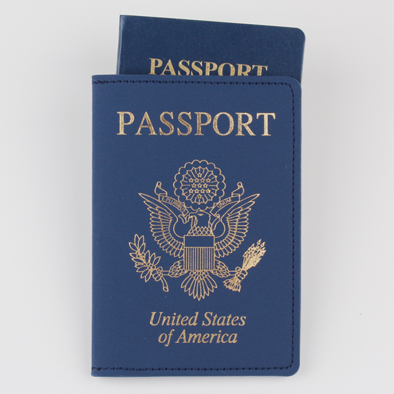 Θήκη διαβατηρίου και ταυτότητας – PU δέρμα, σχέδιο με γράμματα, αδιάβροχη, αντι-κλοπή, επεκτάσιμη