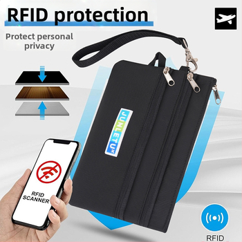 Θήκη διαβατηρίου και εγγράφων από νάιλον – Αδιάβροχη, Unisex, επένδυση πολυεστέρα