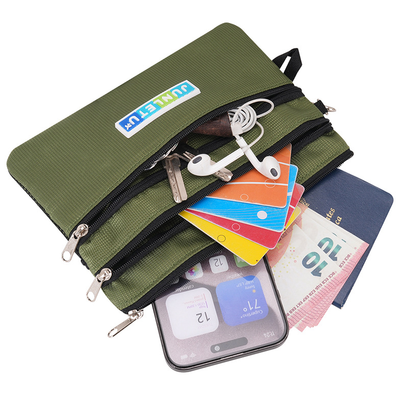 Θήκη διαβατηρίου και εγγράφων από νάιλον – Αδιάβροχη, Unisex, επένδυση πολυεστέρα