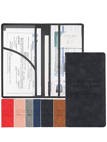 Θήκη Διαβατηρίου από PU Δέρμα, Οργανωτής Εγγράφων, Unisex, 3-πτυχή, Συμπαγές