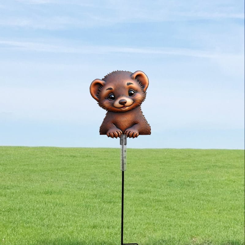 Dārza lietus mērītājs — Dzelzs materiāls, mūsdienīgs stils, cits apdarē, Produkta kods Clyq-0081, dārzam