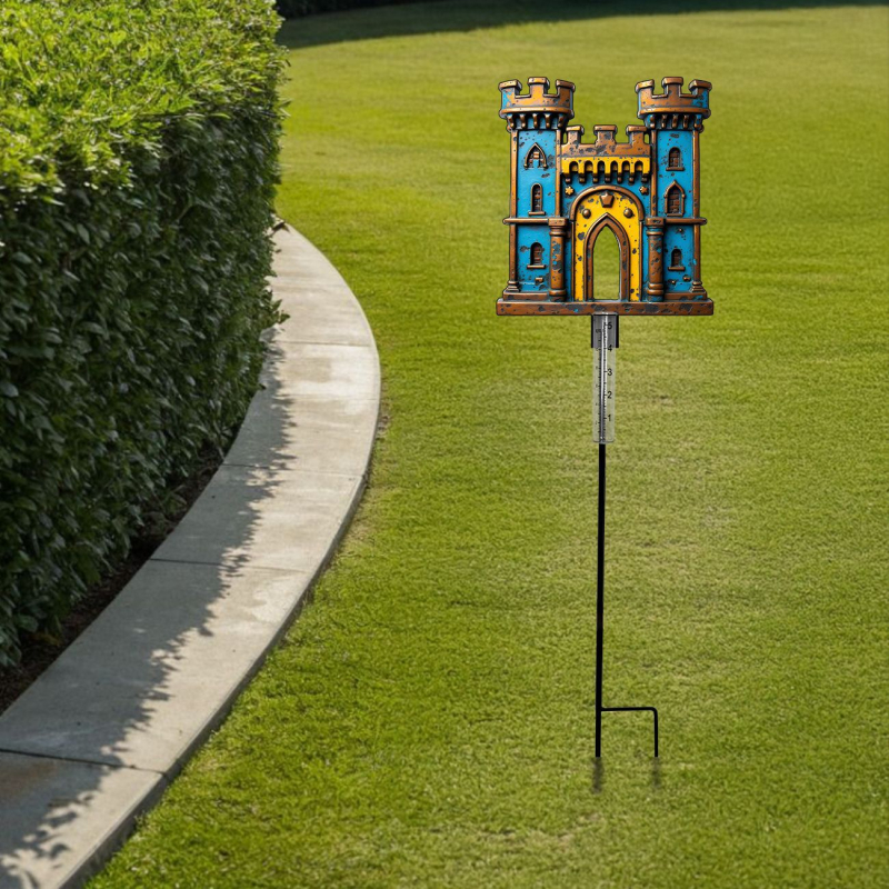 Metāla dārza lietus mērītājs Ruino — materiāls dzelzs; stils moderns; produkta kods Clyq-0193; joma: dārzs