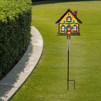 Ruino железен градински дъждомер, Gingerbread House, модерен стил, код Clyq-0202