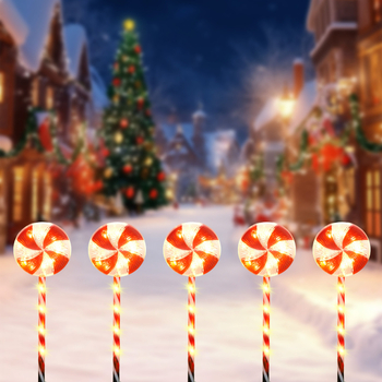 Ηλιακό φωτιστικό βάσης σε σχήμα γλειφιτζούρι, αδιάβροχο IP55, τάση ≤36V, έλεγχος με κουμπί