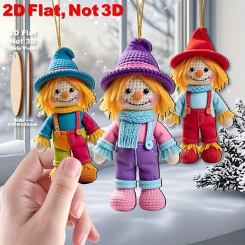 Дървена висулка Croct хорър персонаж — Американски стил, модел 0214, за дом и офис, подарък за рожден ден или конференция