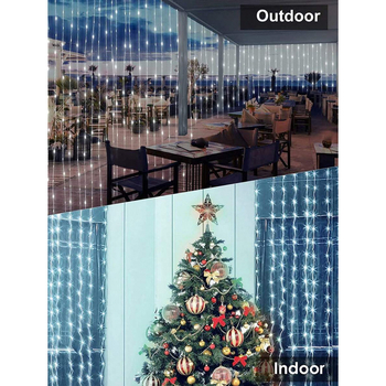 Ηλιακό φως κουρτίνας, εξωτερικό, αδιάβροχο, συσκευασία 200+ τεμάχια, για οικιακή χρήση