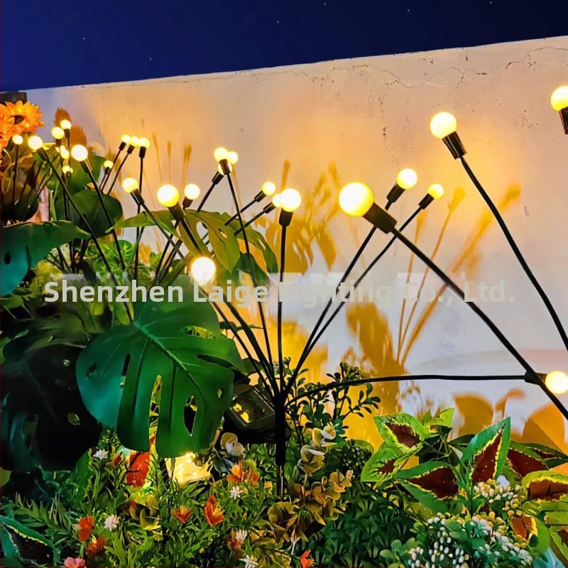 Соларна светодиодна лампа‑светулка CS-8056, IP55, 1W, 6–12 ч работа, мултиглавна конструкция (1–4/1–6 лампи)