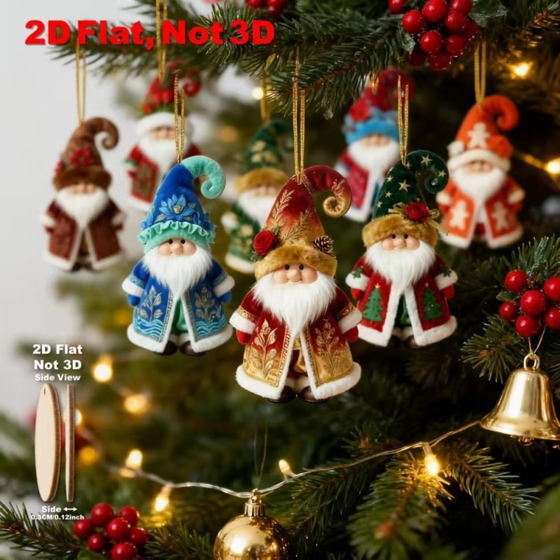 Pakārāmo rotājumu komplekts — Topola koka plāksne, Independent zīmols, pakarināšanas aksesuārs, Ziemassvētku dekors mājām, dārzam un birojā