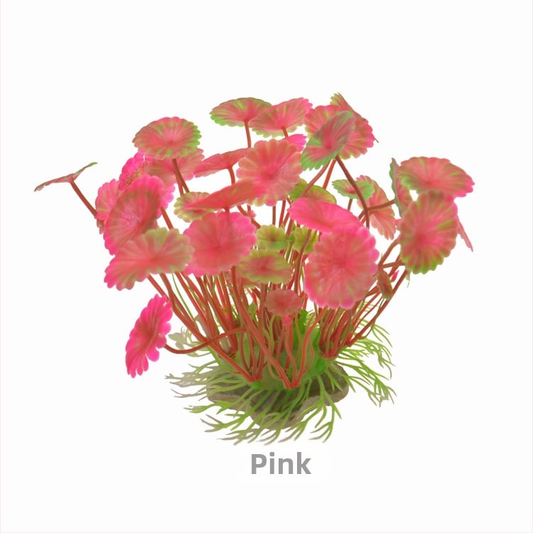 Simulētie ūdens augi akvārija dekorēšanai • PE + keramiskā pamatne • Akvārija ainavu augi