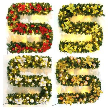 PVC χριστουγεννιάτικη διακόσμηση, σειρά Christmas Vine, χειροποίητη, συσκευασία από χαρτόνι, για πόρτες και σκάλες