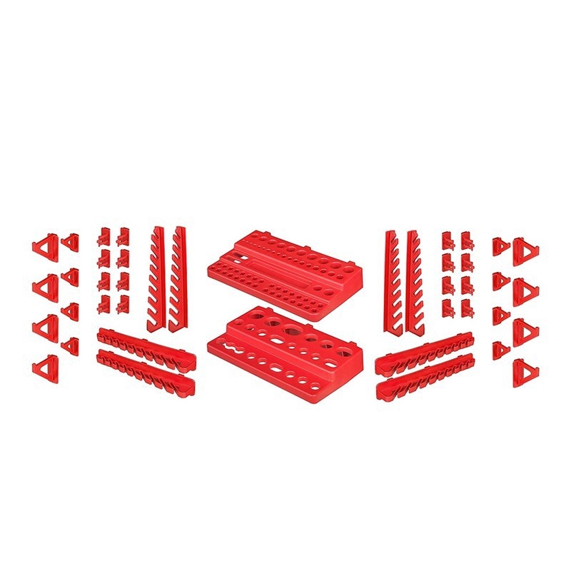 Σετ εργαλείων με πίνακα οπών — Πολυλειτουργικός οργανωτής πλαστικών εξαρτημάτων, 96 τεμάχια